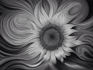 Dynamic Sunflower by Ricardo Chavez-Mendez