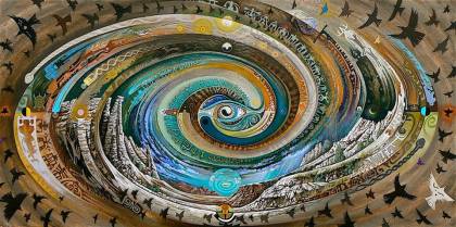 Plaza Blanca Spiral by Sam Brown: https://www.facebook.com/sambrownart